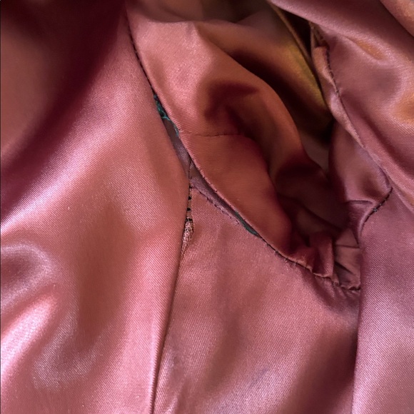 Vintage Elegant Double-Breasted Green Coat - Picture 8 of 8